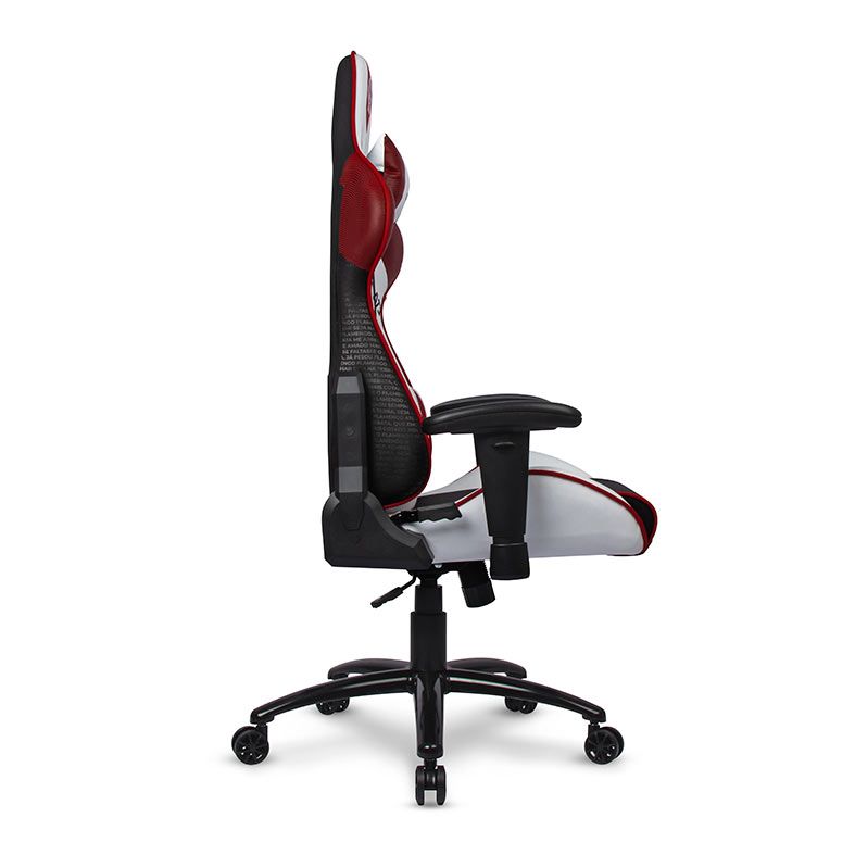 Cadeira Gamer DT3 Sports Elise Flamengo, Branca e Vermelha, 13510-0