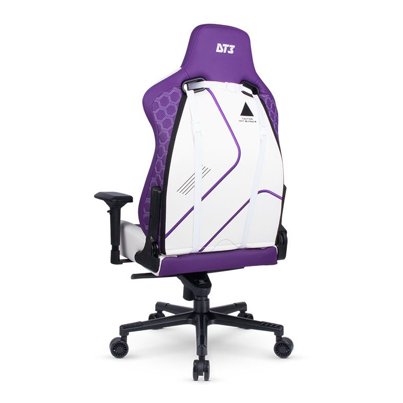 Cadeira Gamer DT3 Sports Rhino Artemis, Branca e Roxa, 13539-1