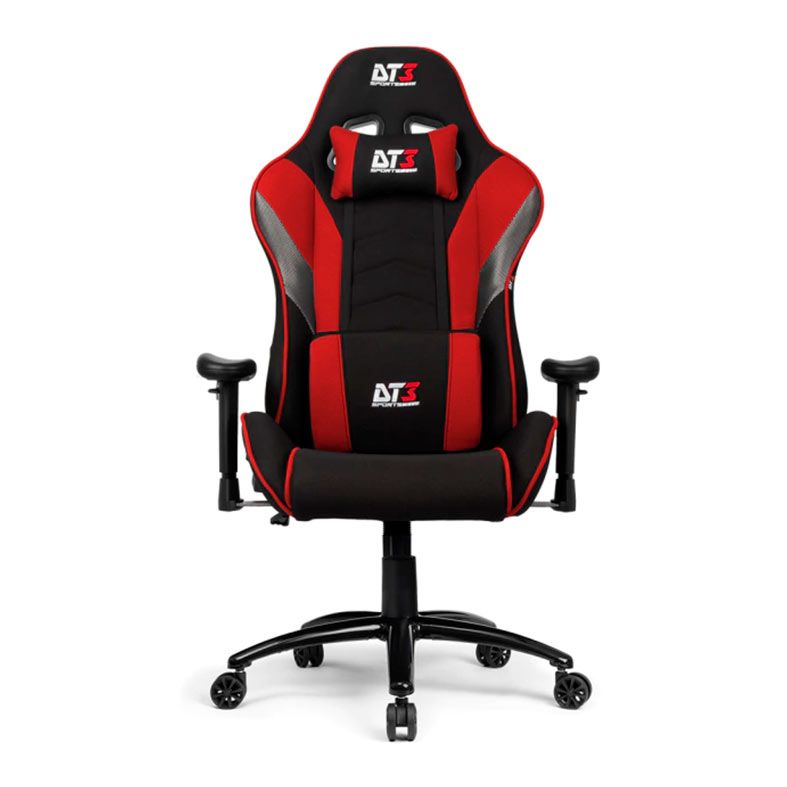 Cadeira Gamer DT3 Elise Fabric, Preto e Vermelho, 13760-7