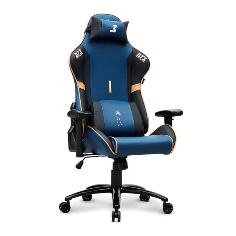 Cadeira Gamer DT3 Sports Tanoshii, Preto e Azul, 13770-8