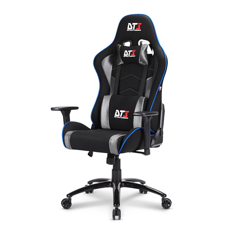 Cadeira Gamer DT3 Romeo V2, Preto e Azul, 13792-2