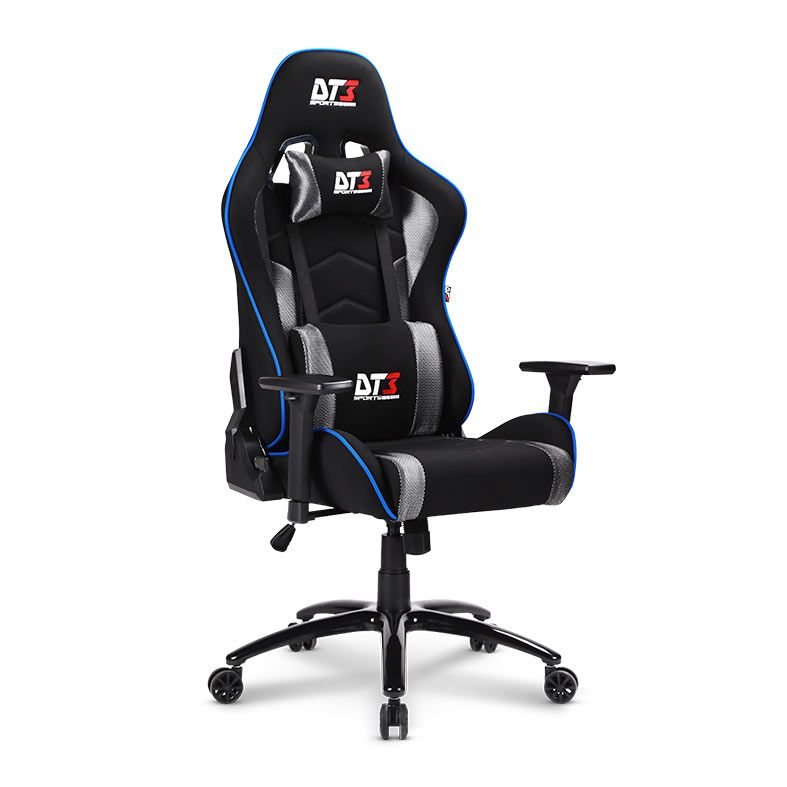 Cadeira Gamer DT3 Romeo V2, Preto e Azul, 13792-2
