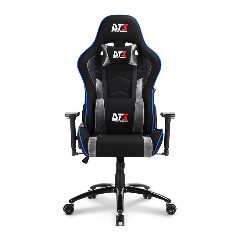 Cadeira Gamer DT3 Romeo V2, Preto e Azul, 13792-2