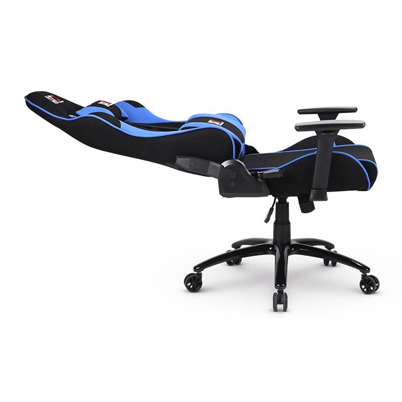 Cadeira Gamer DT3 Sports Mizano Fabric V2, Preta e Azul, 13797-7