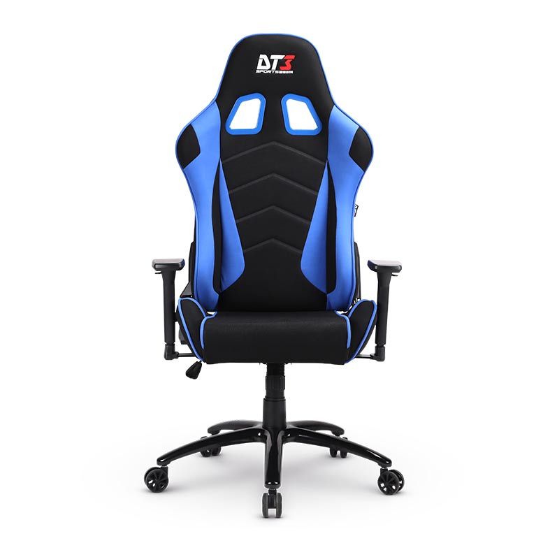 Cadeira Gamer DT3 Sports Mizano Fabric V2, Preta e Azul, 13797-7