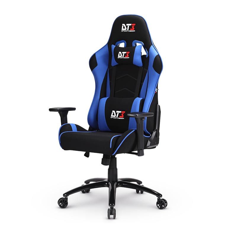 Cadeira Gamer DT3 Sports Mizano Fabric V2, Preta e Azul, 13797-7