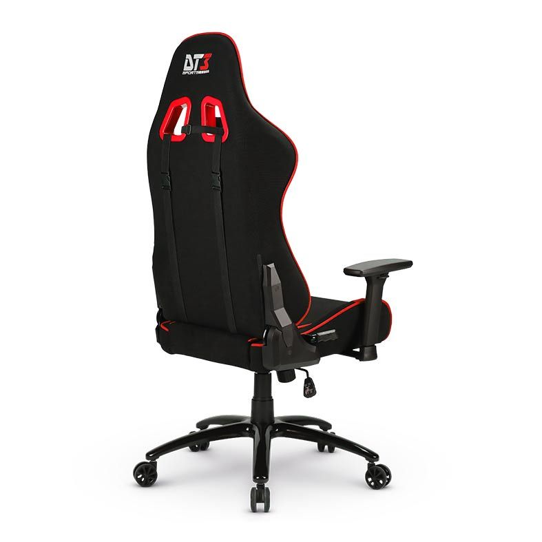 Cadeira Gamer DT3 Sports Mizano Fabric V2, Preta e Vermelho, 13801-3