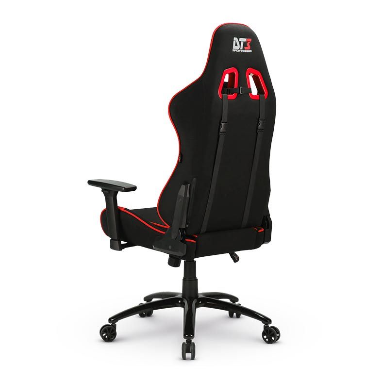 Cadeira Gamer DT3 Sports Mizano Fabric V2, Preta e Vermelho, 13801-3