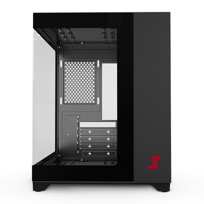 Gabinete Gamer DT3 Hyper View, Lateral e Frontal de Vidro, Preto, 13950-8