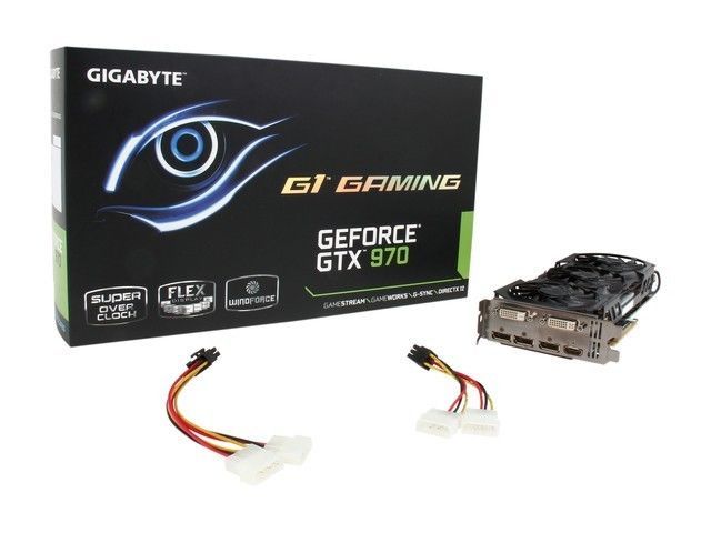 Placa de Video Gigabyte GeForce GTX 970 4GB GDDR5 G1 Gaming 256-bit, GV-N970G1 GAMING-4GD