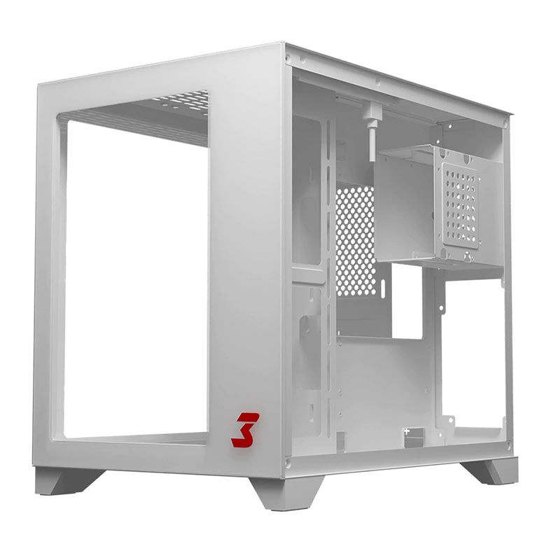 Gabinete DT3 Hyper, Lateral e Frontal de Vidro, Branco, 14026-3