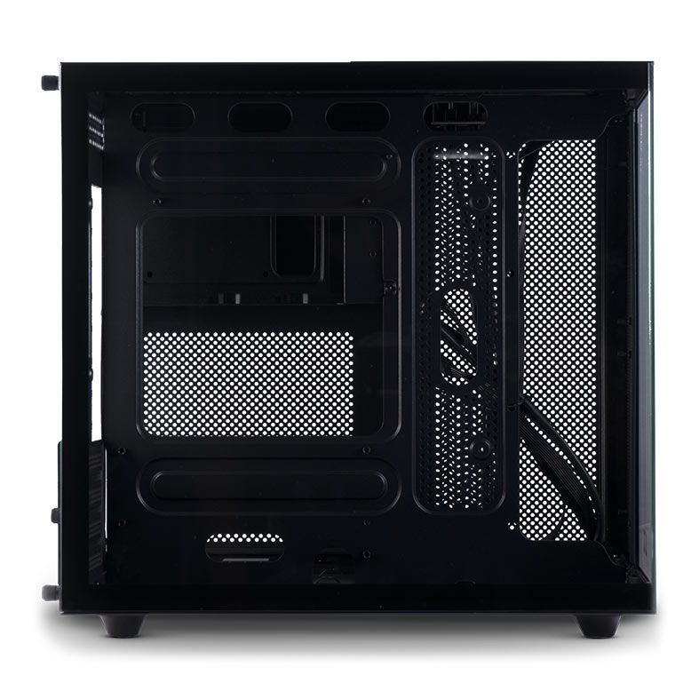 Gabinete Gamer DT3 Hyperflow, Mini-Tower, Lateral de Vidro, Preto, 14139-8