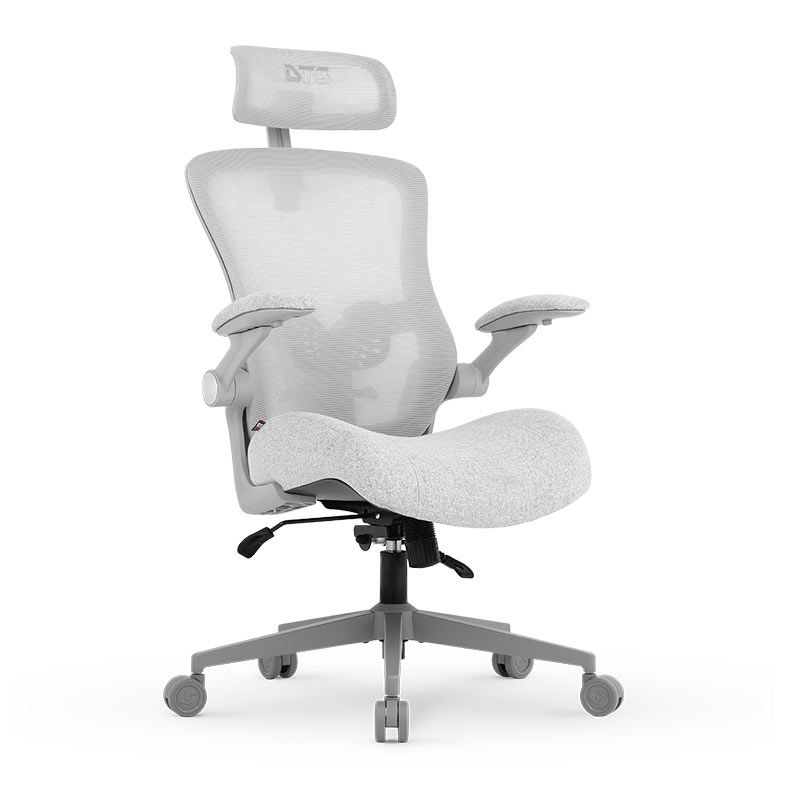 Cadeira Office DT3 Vita Super Headrest, Cinza Claro, 14392-9