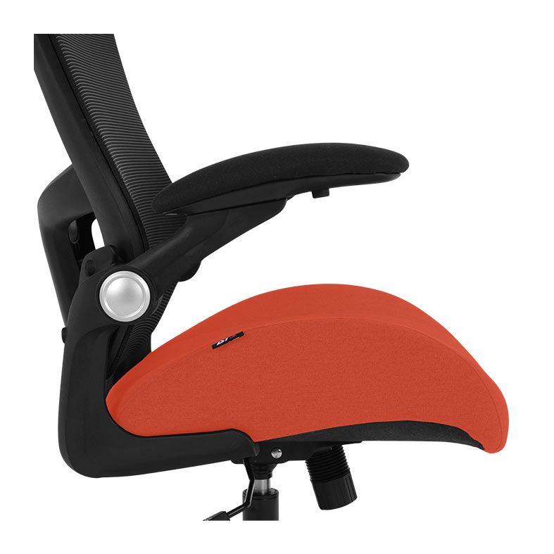 Cadeira Office DT3 Vita Super H, Laranja e Preto, 14399-6