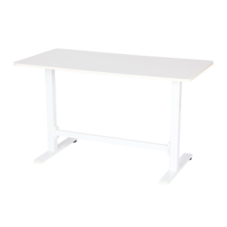 Mesa DT3 Ergo, 120cm, Com Regulagem de Altura a Gas, Branco, 14699-9