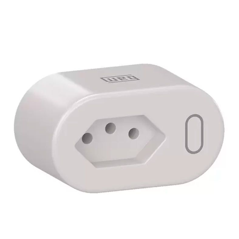 Plugue Weg Home, 10A, Bivolt, Wi-Fi, Branco, 15719001