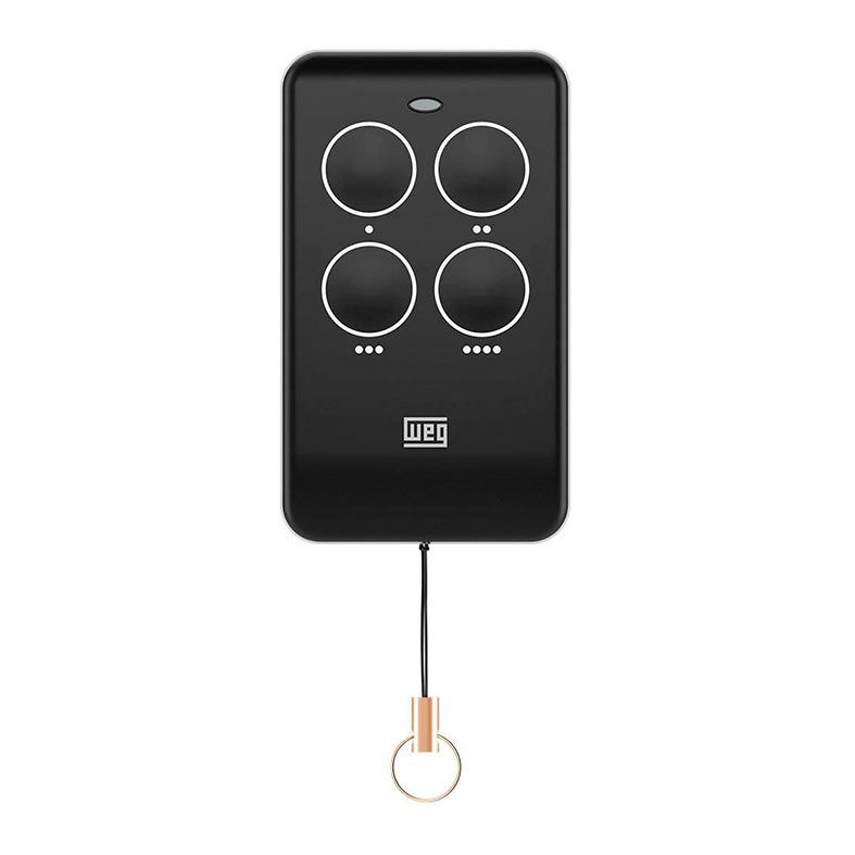 Controle Remoto RF Weg Home, 4 Botoes, Preto, 16016209