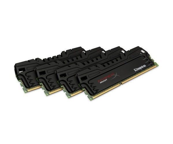 Memoria Kingston HyperX Beast 16GB (4x4) DDR3 1866MHz Preta, HX318C9T3K4/16