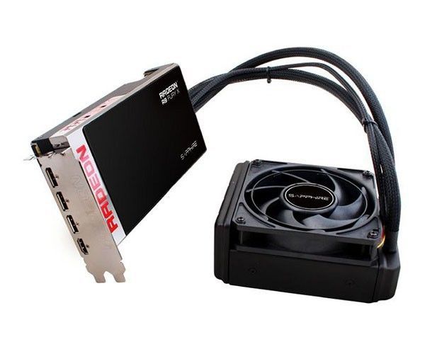 Placa de Video Sapphire Radeon R9 Fury X 4GB HBM 4096-bit, 21246-00-40G