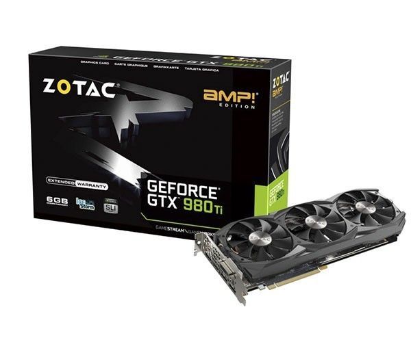 Placa de Video Zotac GeForce GTX 980 Ti 6GB GDDR5 AMP! 384-bit, ZT-90503-10P