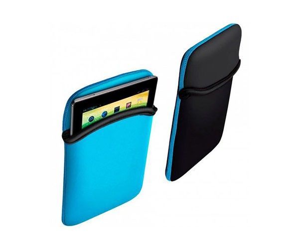 Case Multi Neoprene para Tablet 7" Dupla face Preto e Azul, BO165 - BOX