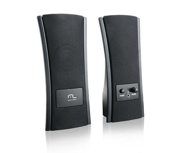 Caixa de Som Multi 2.0 1w Rms Slim USB, SP053