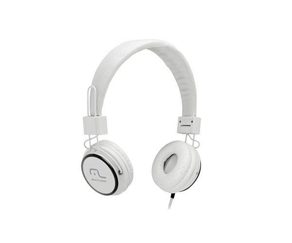 Fone de Ouvido Multi Com Microfone Headfun Branco P2, PH087