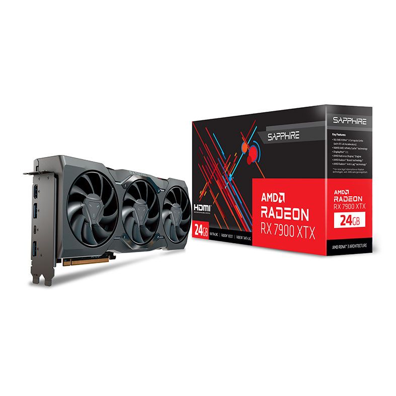 Placa de Video Sapphire Radeon RX 7900 XTX Gaming, 24GB, GDDR6, 384-bit, 21322-01-20G