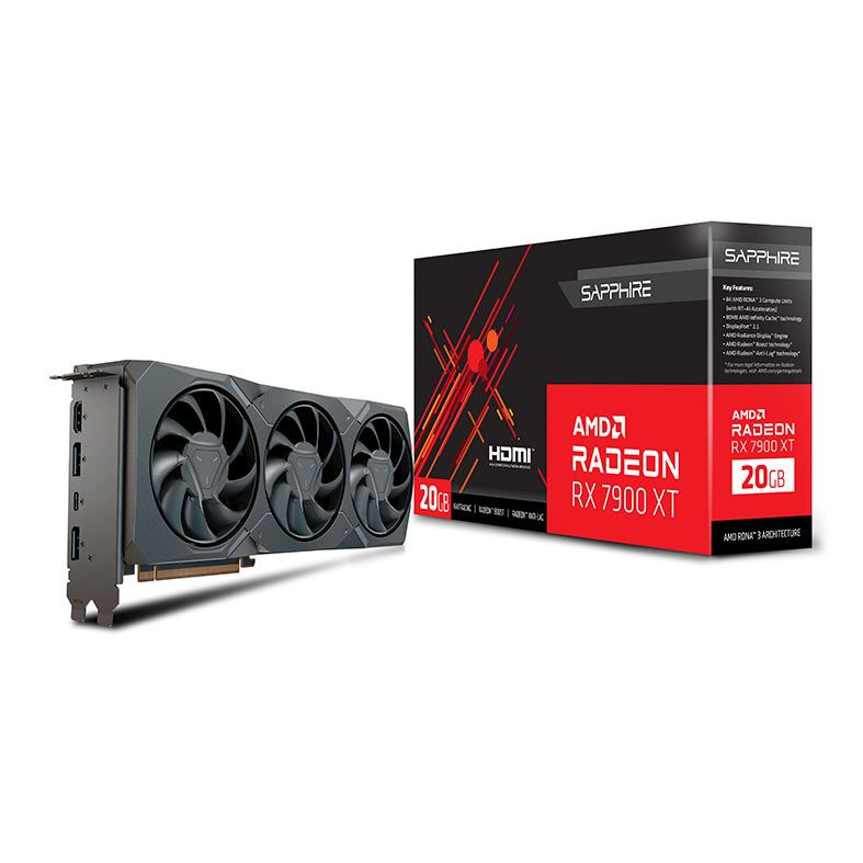 Placa de Video Sapphire Radeon RX 7900 XT Gaming, 20GB, GDDR6, 320-bit, 21323-01-20G