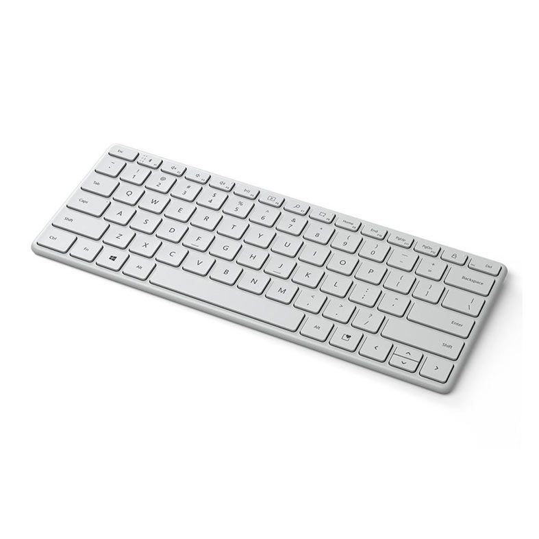 Teclado Microsoft, Bluetooth, Compacto, Branco, 21Y-00052