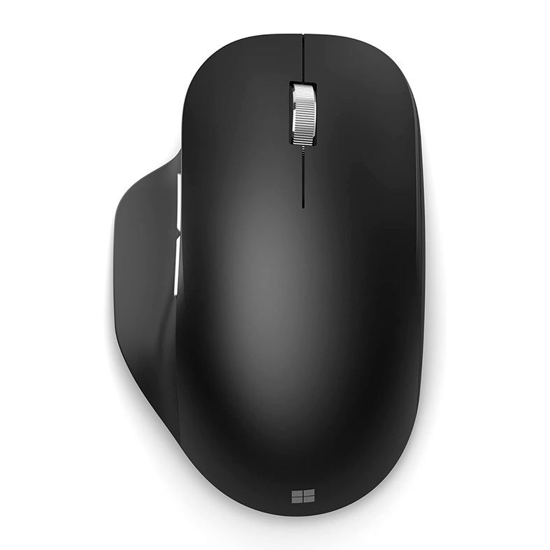 Mouse Ergonomico Microsoft, 2.4 GHz, Wireless, Preto, 222-00003