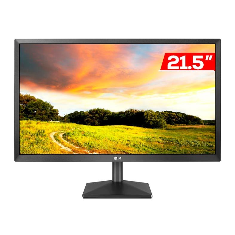 Monitor LG 21,5" TN 75Hz 5ms FHD Preto, 22MK400H-B