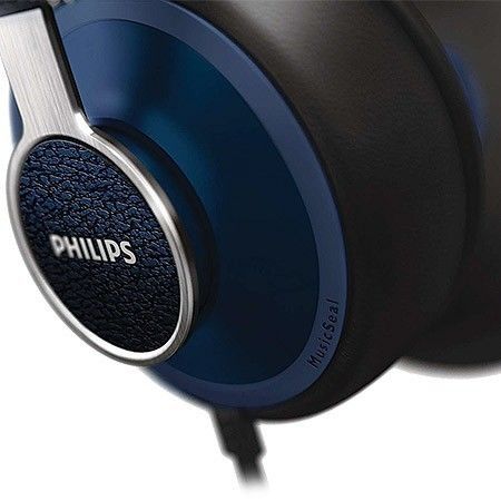 Fone de Ouvido Philips Fixie CitiScap DownTown Black/Blue, SHL5605BL/10 - BOX