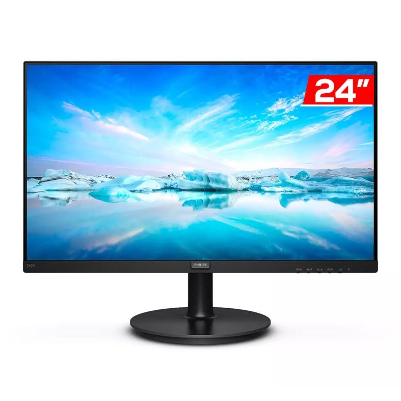 Monitor Philips V-Line 242V8A, 24 Pol. IPS, FHD, 4ms, 75Hz, VGA,HDMI,DP, 242V8A