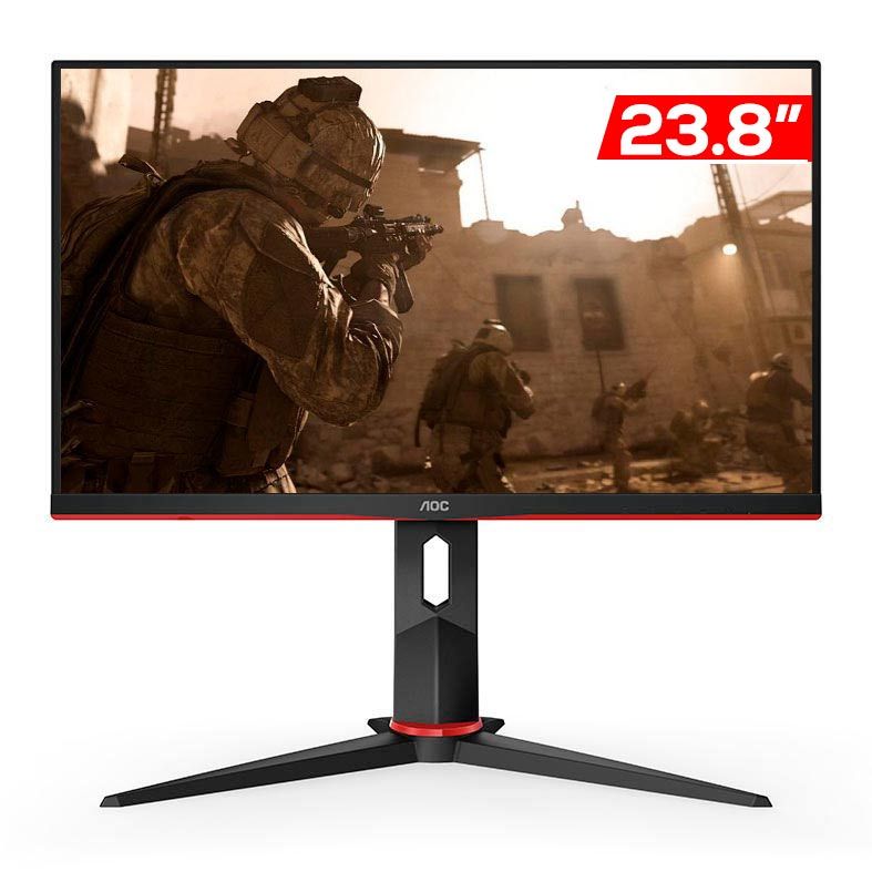 Monitor Gamer AOC 24G2S, 23.8 Pol, VA, FHD, 1ms, 165Hz, FreeSync Premium, HDMI/DP, 24G2S-BK
