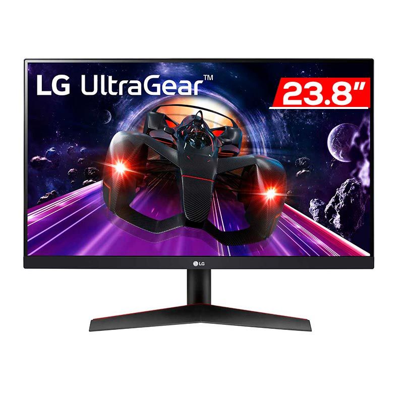 Monitor Gamer LG UltraGear, 23.8 Pol IPS, FHD, 1ms, 144Hz, FreeSync Premium, HDMI/DP, 24GN600-B
