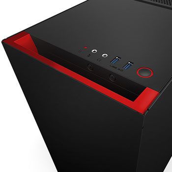 Gabinete NZXT S340 Red Edition, CA-S340MB-GR - BOX