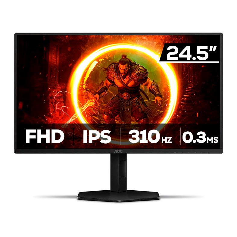 Monitor Gamer AOC Agon G4S 25, 24.5 Pol, IPS, FHD, 0.3ms, 310Hz, G-Sync, HDMI/DP, 25G4S