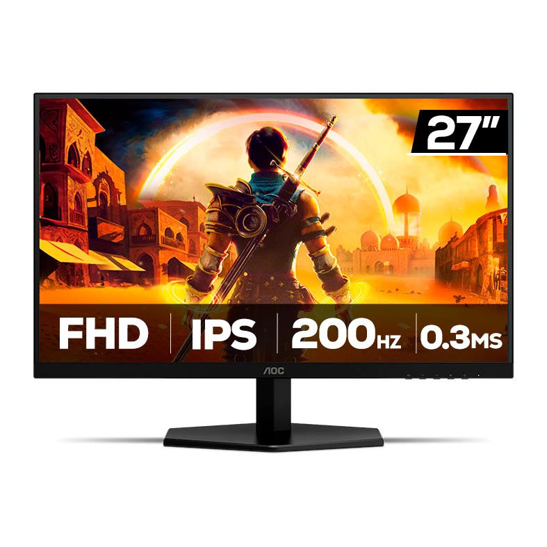 Monitor Gamer AOC Agon G42 27, 27 Pol, IPS, FHD, 0.3ms, 200Hz, G-Sync, HDMI/DP, 27G42HE