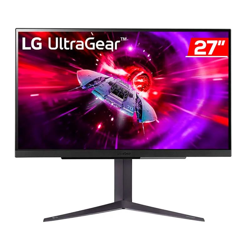 Monitor Gamer LG UltraGear, 27 Pol, IPS, QHD, 1ms, 240Hz, G-Sync, HDMI/DP, 27GR83Q