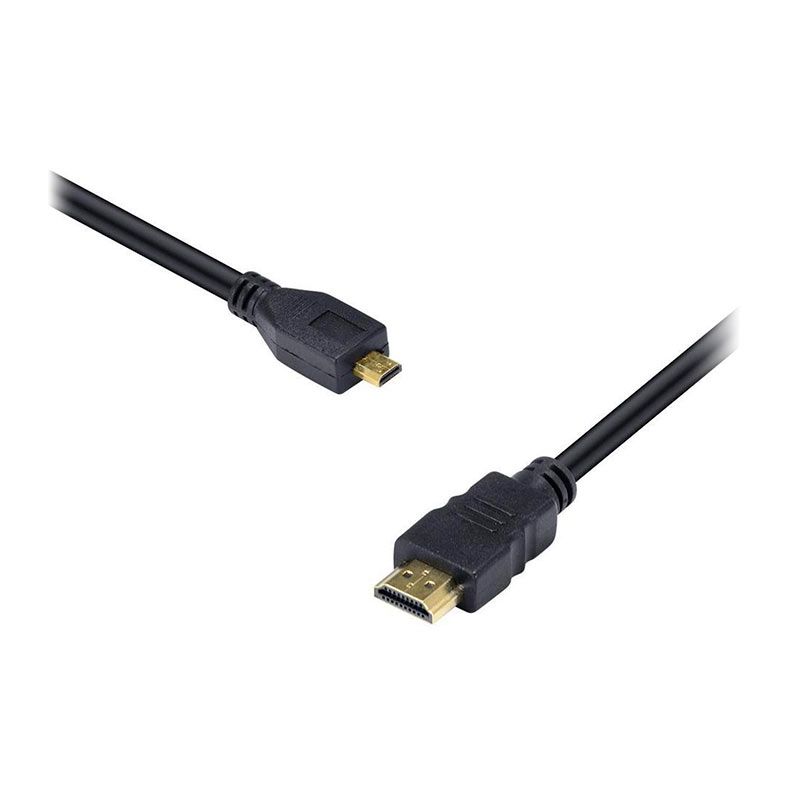 Cabo HDMI Para Micro HDMI Vinik H20MC-2, 2m, Preto, 29255