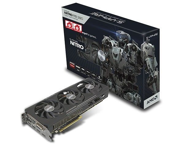 Placa de Video Sapphire Radeon R9 390 8GB GDDR5 Nitro Tri-X 512-bit, 11244-00-20G
