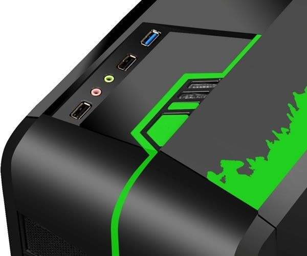 Gabinete Gamer Multi Cyborg S/Fonte, GA133