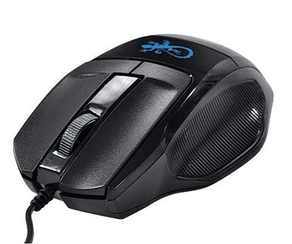 Mouse Gamer VX Vinik Optico Lizard Preto/Azul 1000 DPI, 23546 