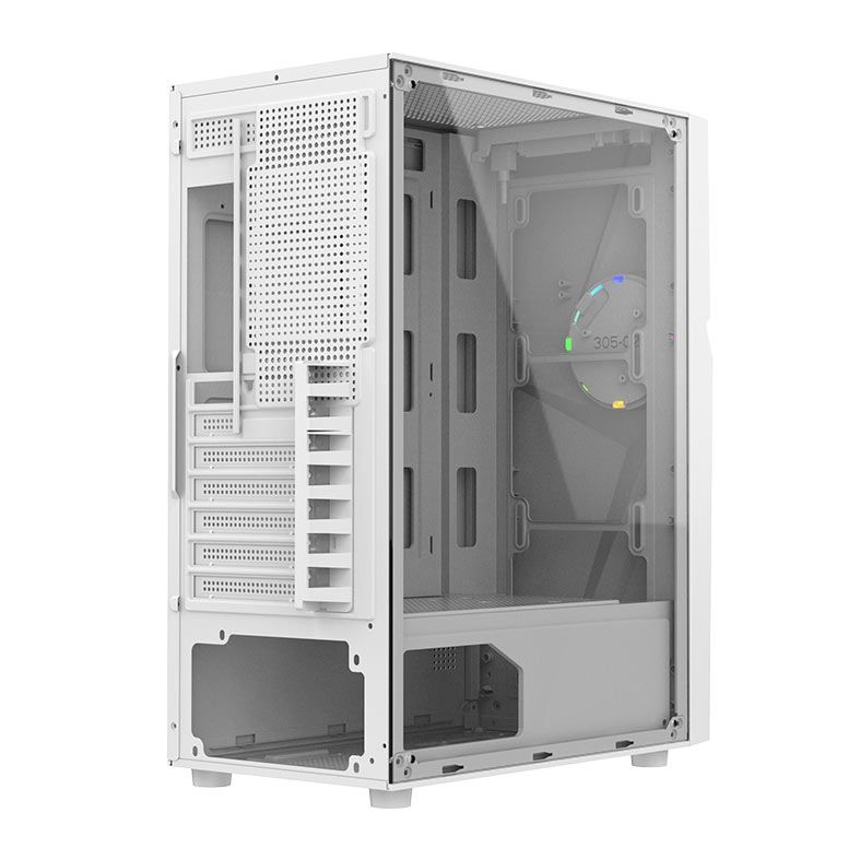 Gabinete Gamer Alseye 305-3, Mid-Tower, Lateral de Vidro, Branco, 305-3-W