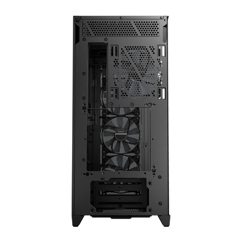 Gabinete Gamer MSI MAG Gungnir 300R Airflow, ARGB, Mid-Tower, Lateral de Vidro, Com 4 Fans, Preto, 306-7G21R21-W57