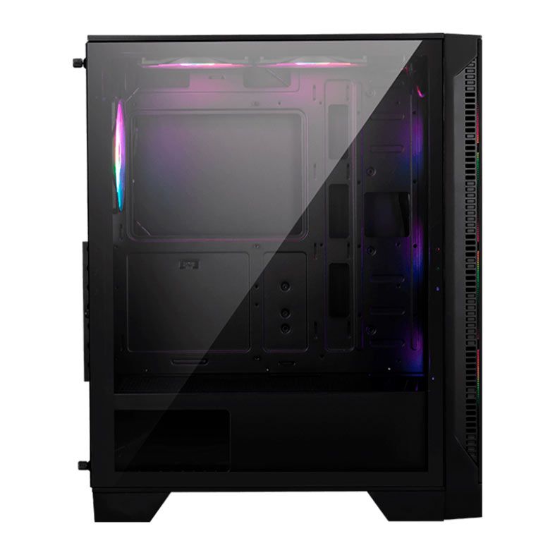 Gabinete Gamer MSI MAG Forge 120A Airflow, RGB, Mid-Tower, Lateral De Vidro, Com 6 Fans, Preto, 306-7G23A21-809