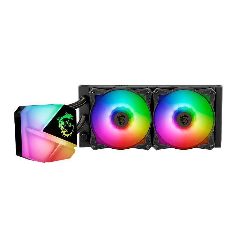 Water Cooler MSI MAG Coreliquid C240, RGB, 240mm, Preto, 306-7ZW2R11-813
