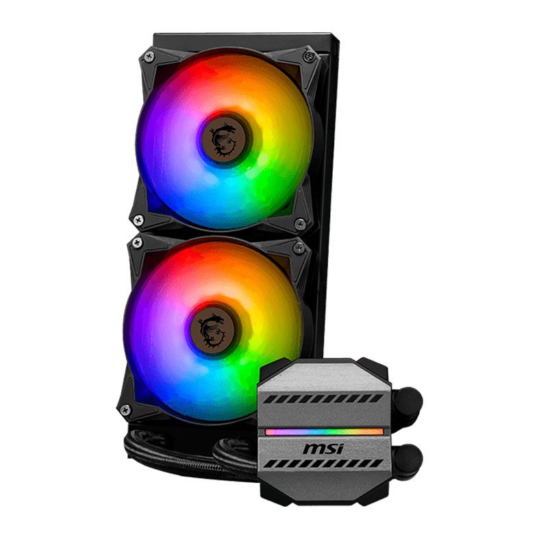 Water Cooler MSI MAG Coreliquid M240, ARGB, 240mm, Preto, 306-7ZW4R14-813
