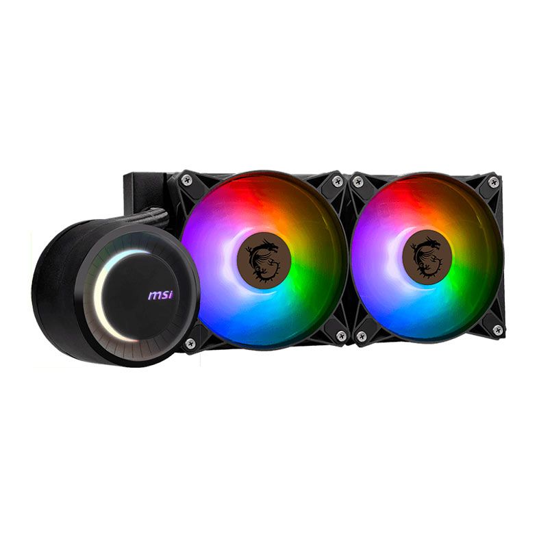 Water Cooler MSI MAG Coreliquid E240, ARGB, 240mm, Preto, 306-7ZW5E17-C24